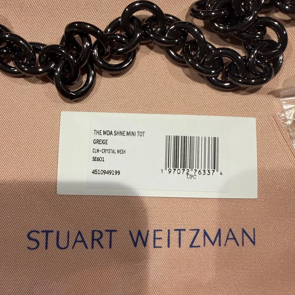 Stuart  Weitzman  Elegant Crystal-Embellished Evening Bag